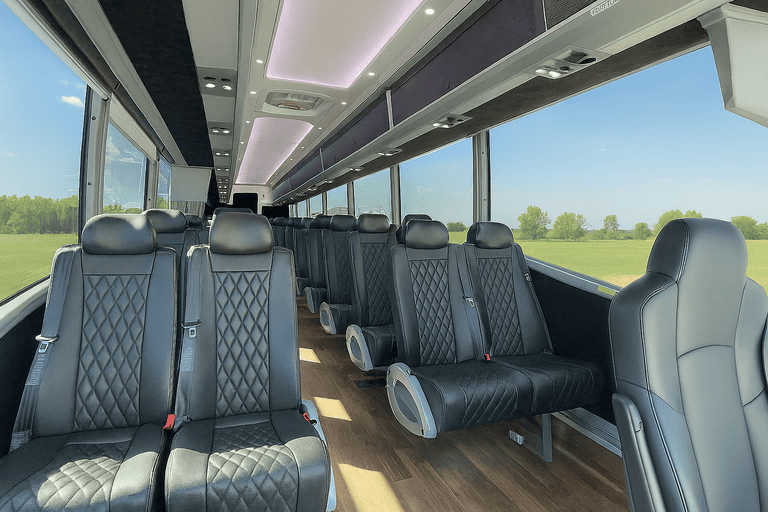 coach bus in St Peters