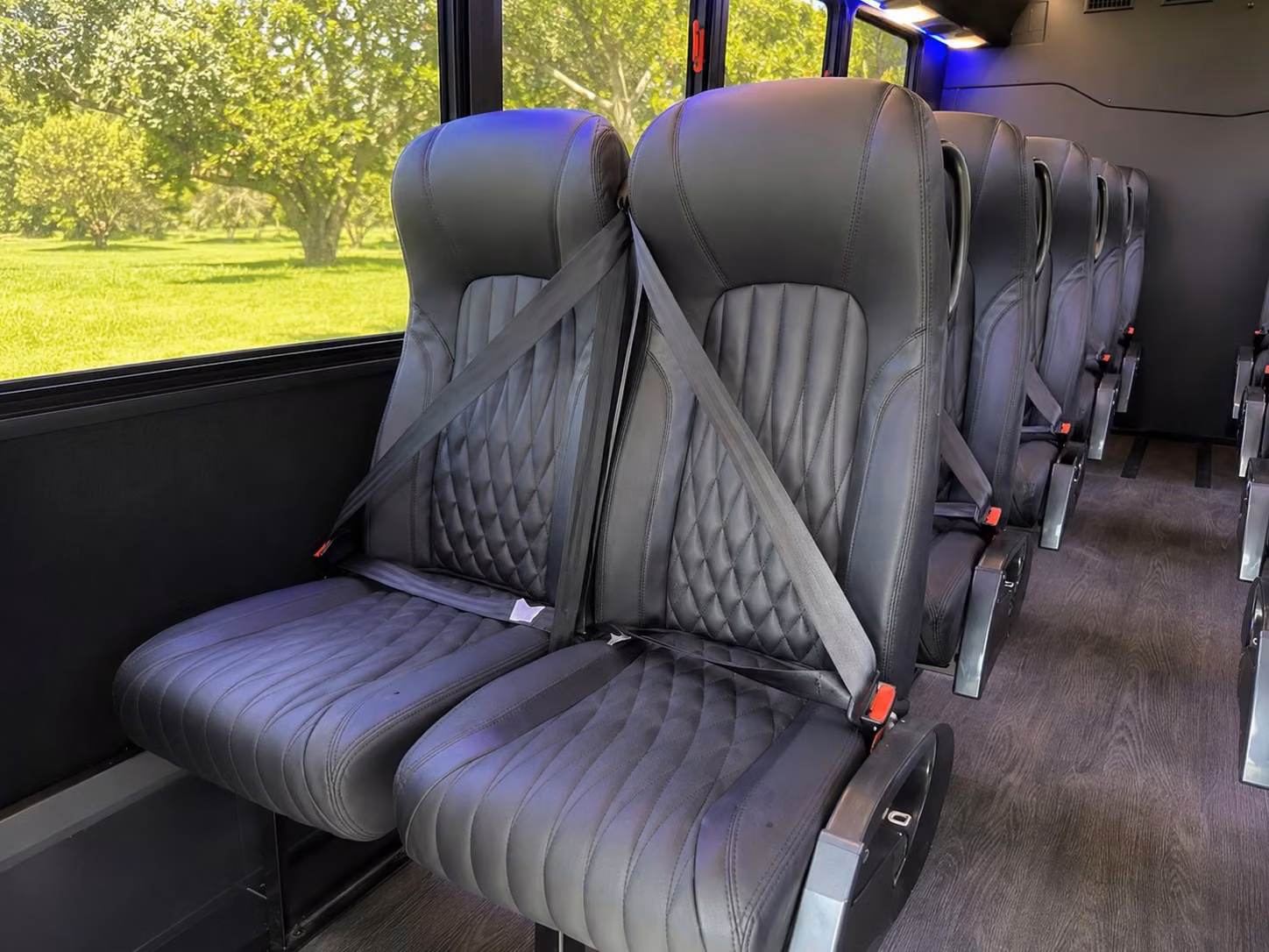 20 passenger minibus inside