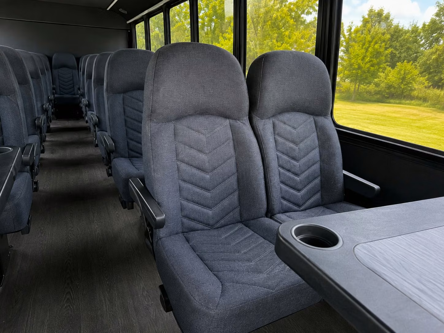 20 passenger minibus interior