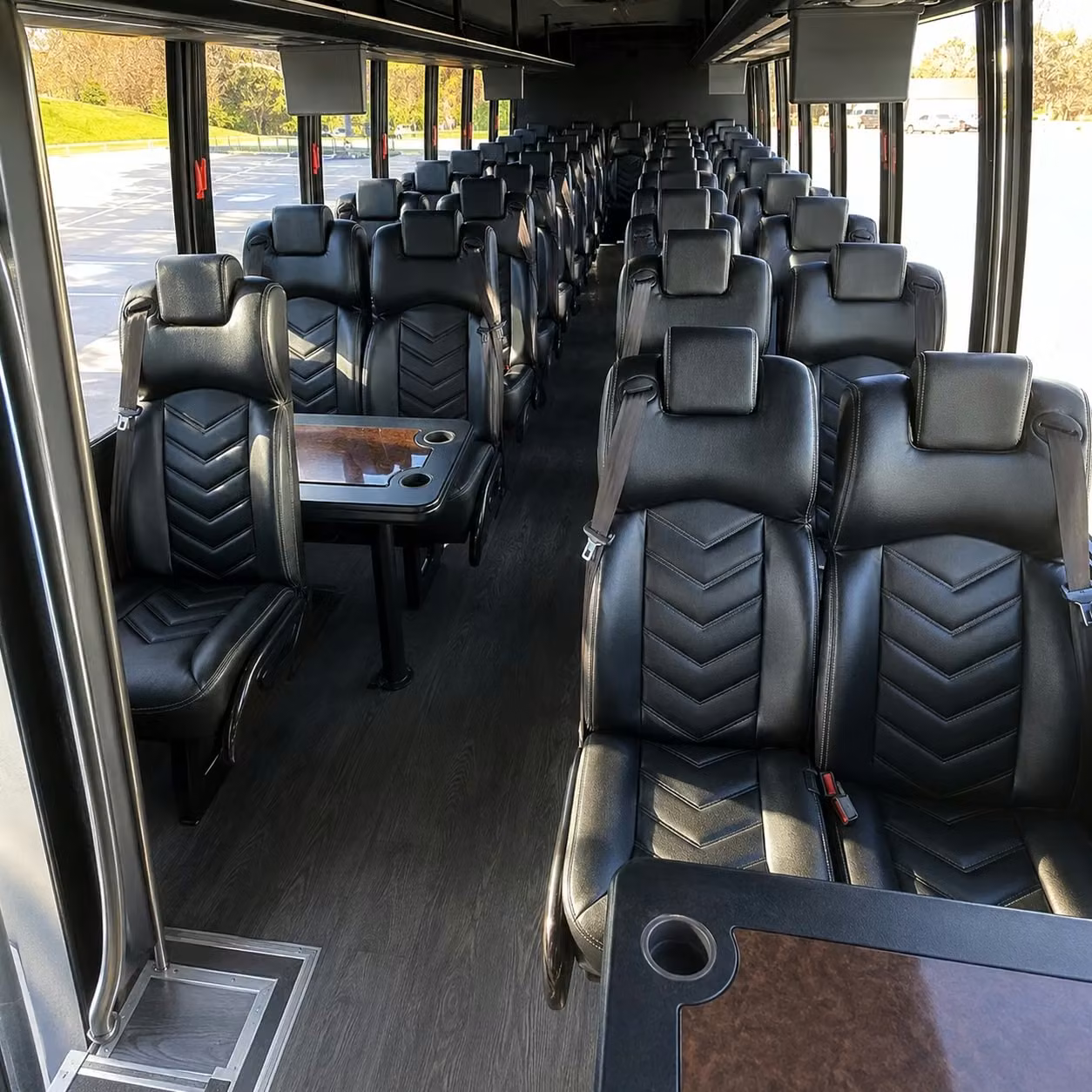 25 passenger minibus interior