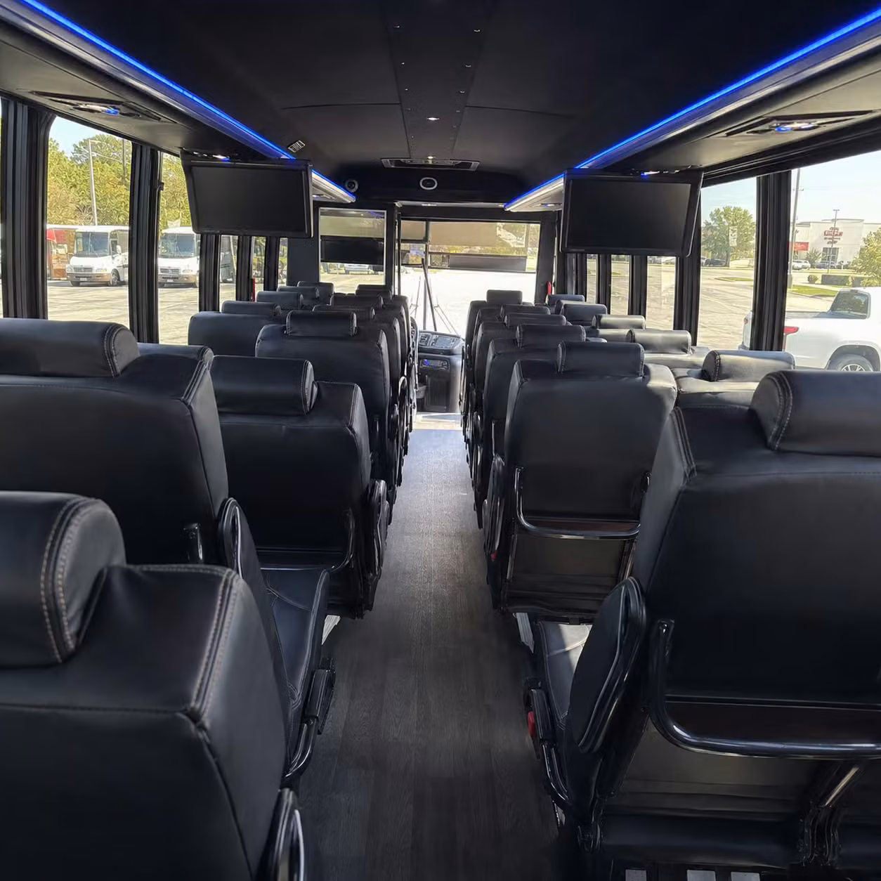 28 passenger minibus inside