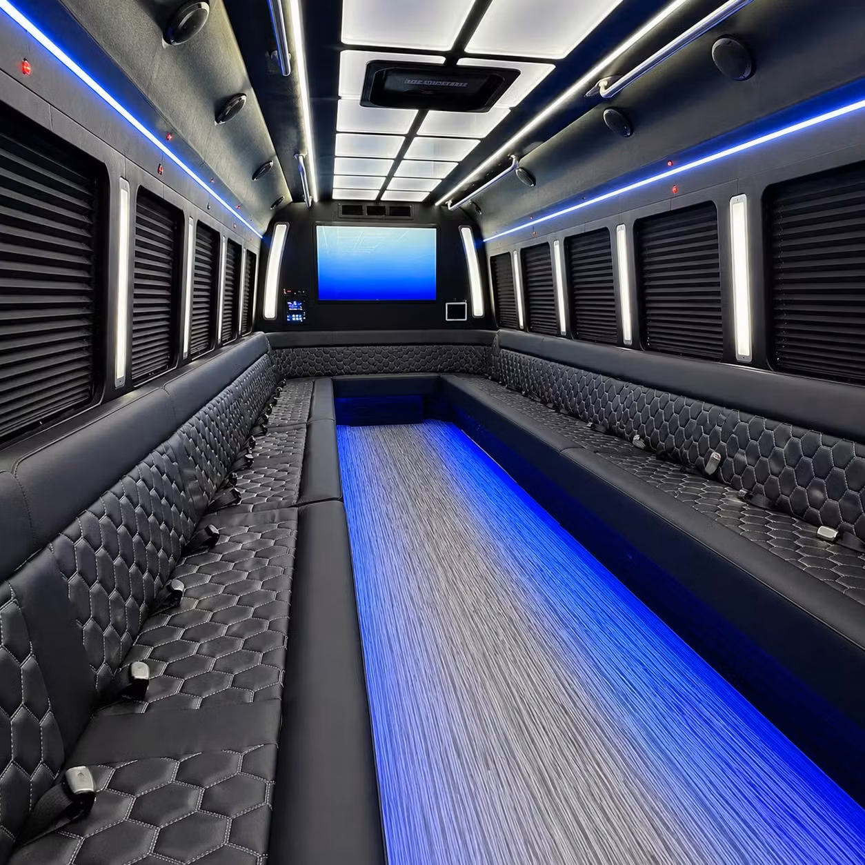 party bus interior
