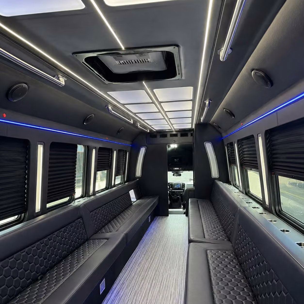 party bus rentals for st peters concert groups who want the celebration to start early